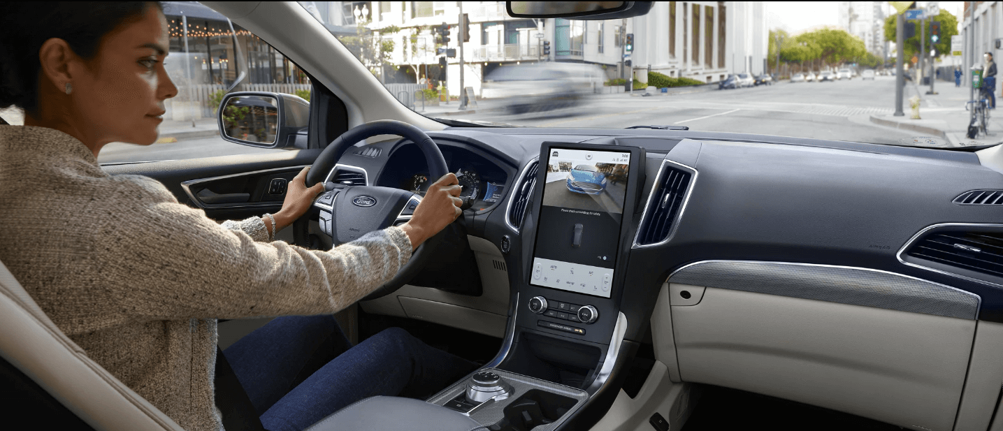the 2023 Edge interior will be similar to the 2022 model shown