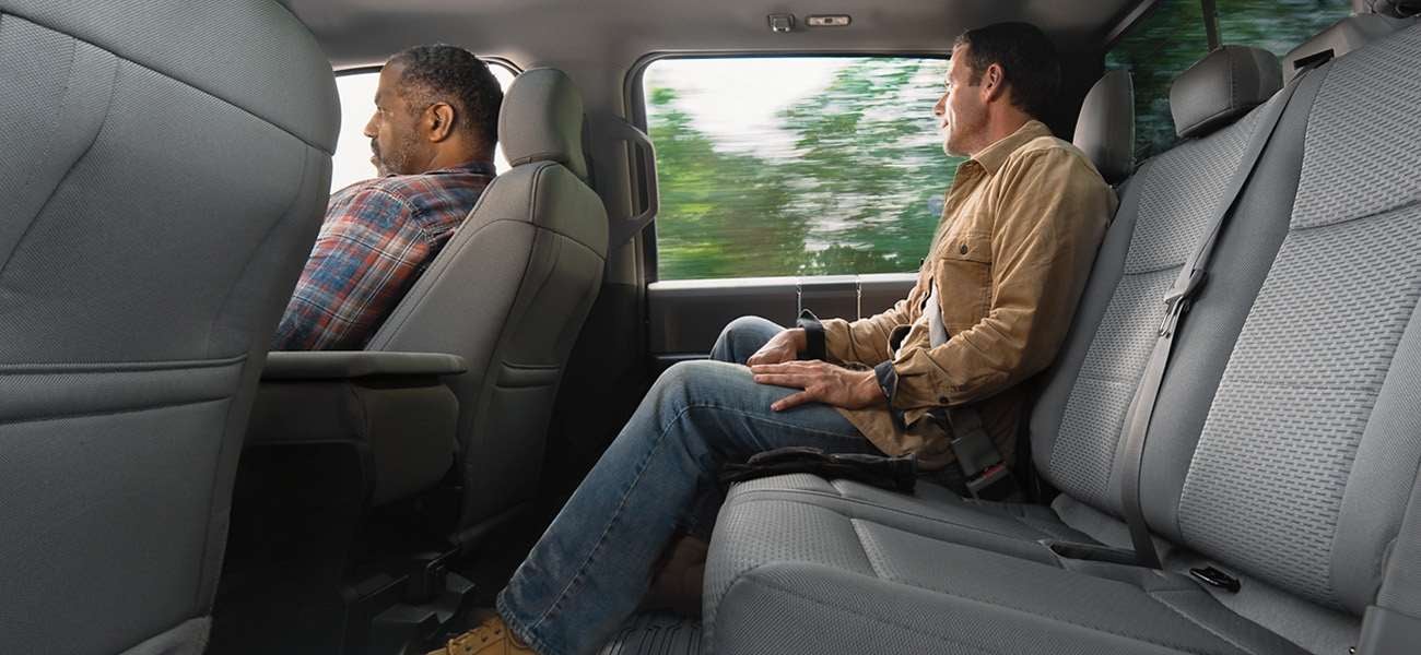 see the new 2020 F-150 second row