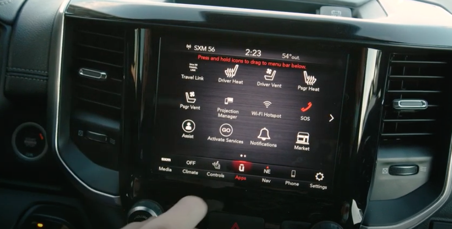 Interior of the RAM 1500