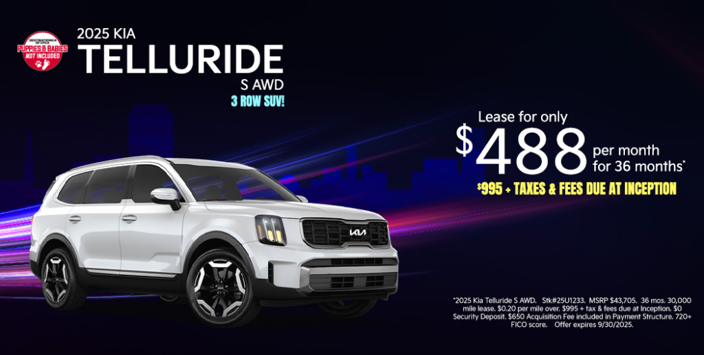 2025 Kia Telluride S All Wheel Drive