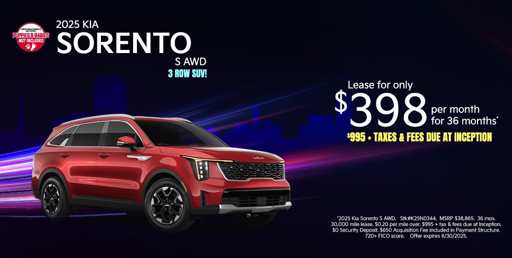 2025 Kia Sorento S AWD