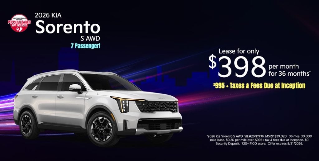 2026 Kia Sorento S AWD