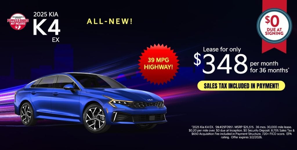 2025 Kia K4 EX