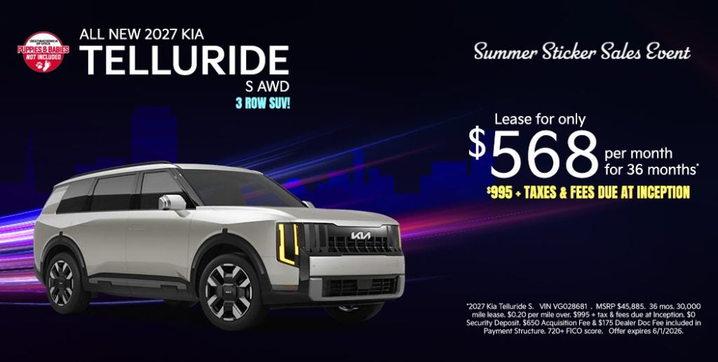 2027 Kia Telluride S AWD