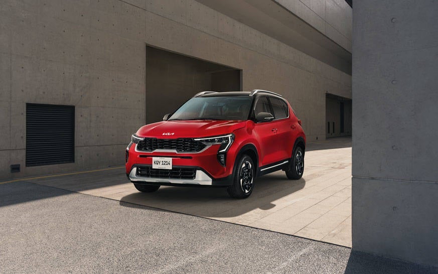 Kia Sonet suv compacto con un diseño dinámico