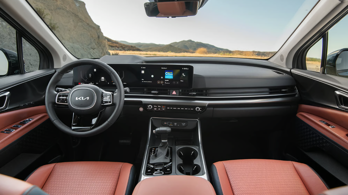 2026 kia carnival hybrid dashboard screen