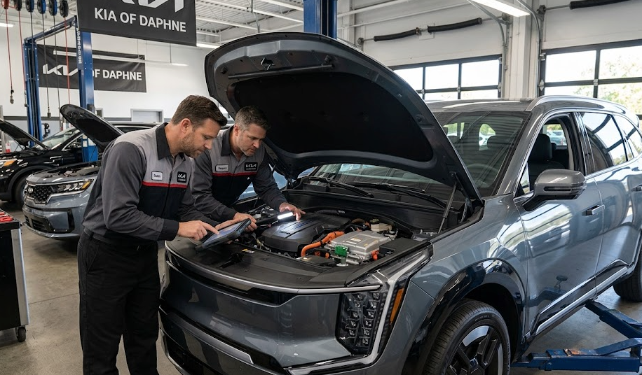 kia service engine check