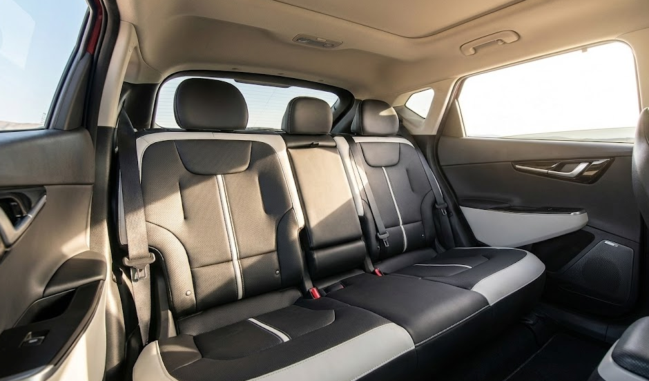 Kia EV6 rear seating area