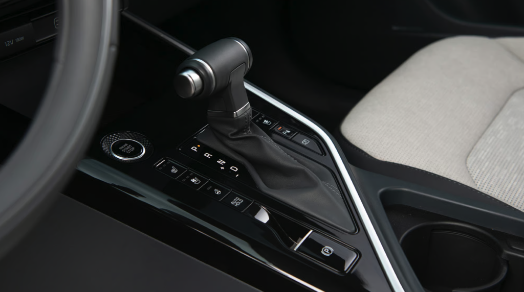 2026 Kia Niro Hybrid drive mode and center console controls