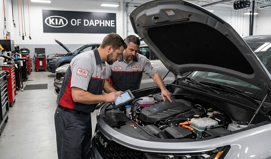 kia service maintenance engine