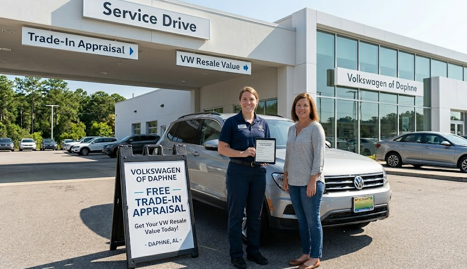 Volkswagen of Daphne trade-in appraisal for VW resale value in Daphne AL