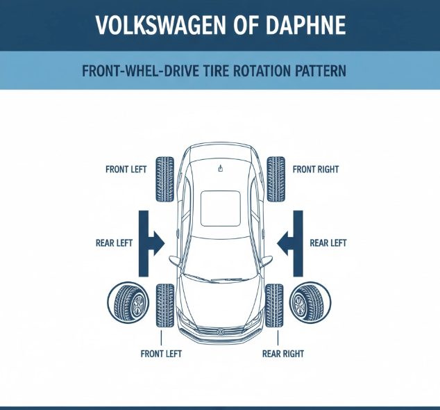 volkswagen tire rotation pattern