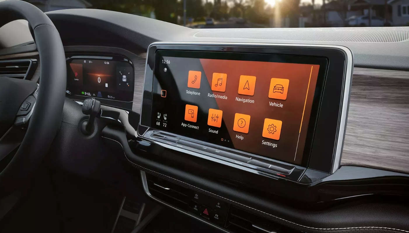 2026 volkswagen atlas cross sport screen
