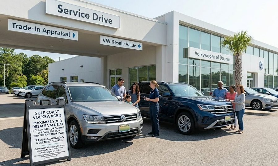 Volkswagen resale value care for Gulf Coast drivers at Volkswagen of Daphne