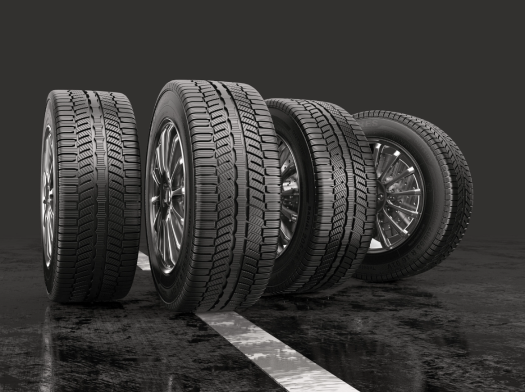 line up of tires