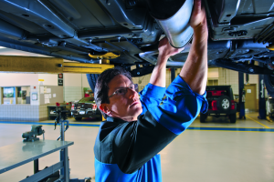 Mechanic performing Exhaust Check | Vancouver, WA