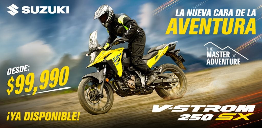 LA NUEVA CARA DE LA AVENTURA V-STROM 250 SX 2023