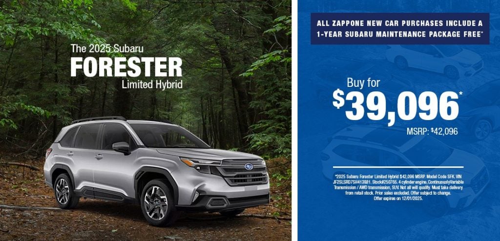 2025 Subaru Forester Limited Hybrid – Buy for $39,096