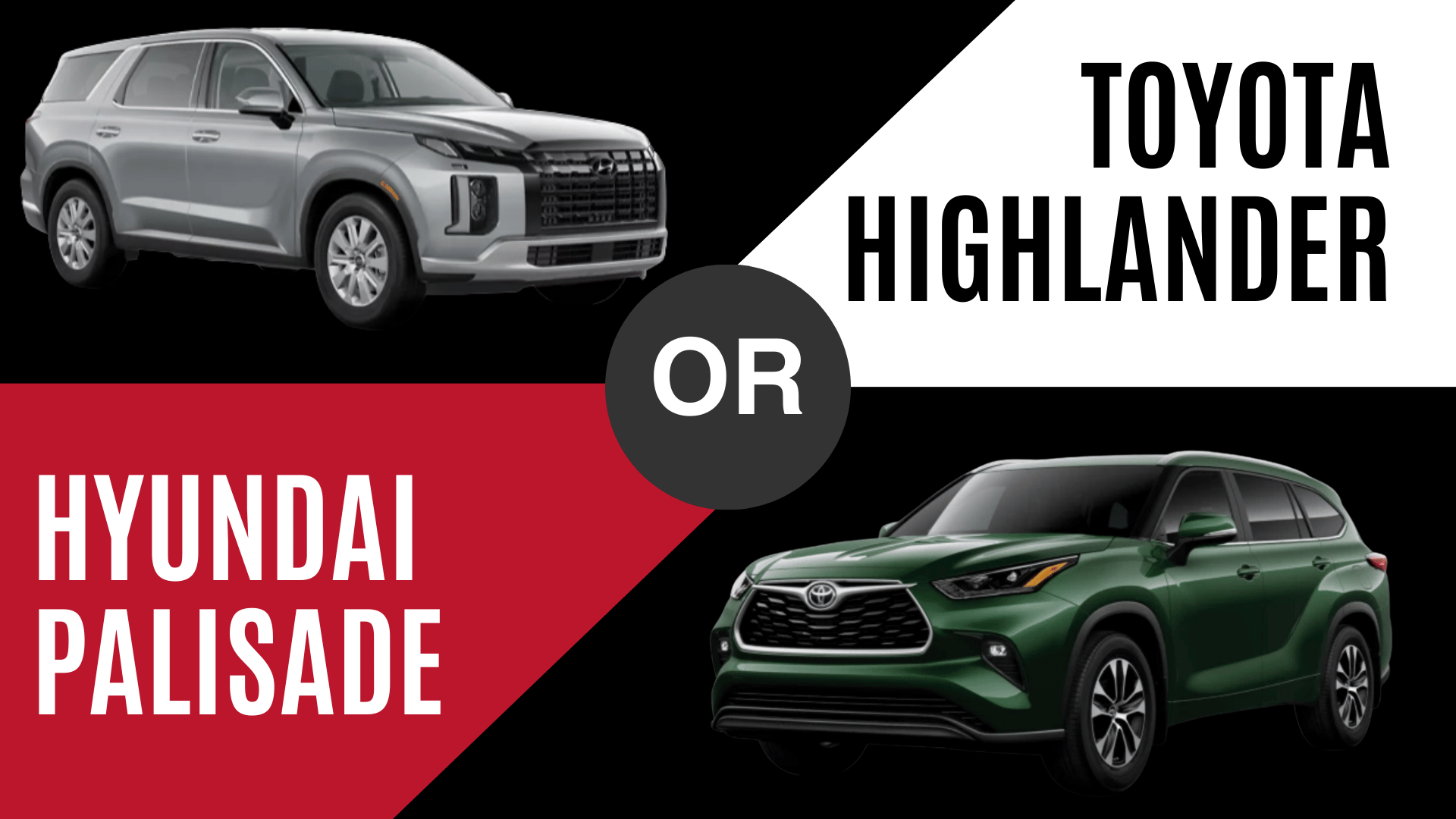 2025 Hyundai Palisade vs 2025 Toyota Highlander at Chris Crain Hyundai in Conway AR