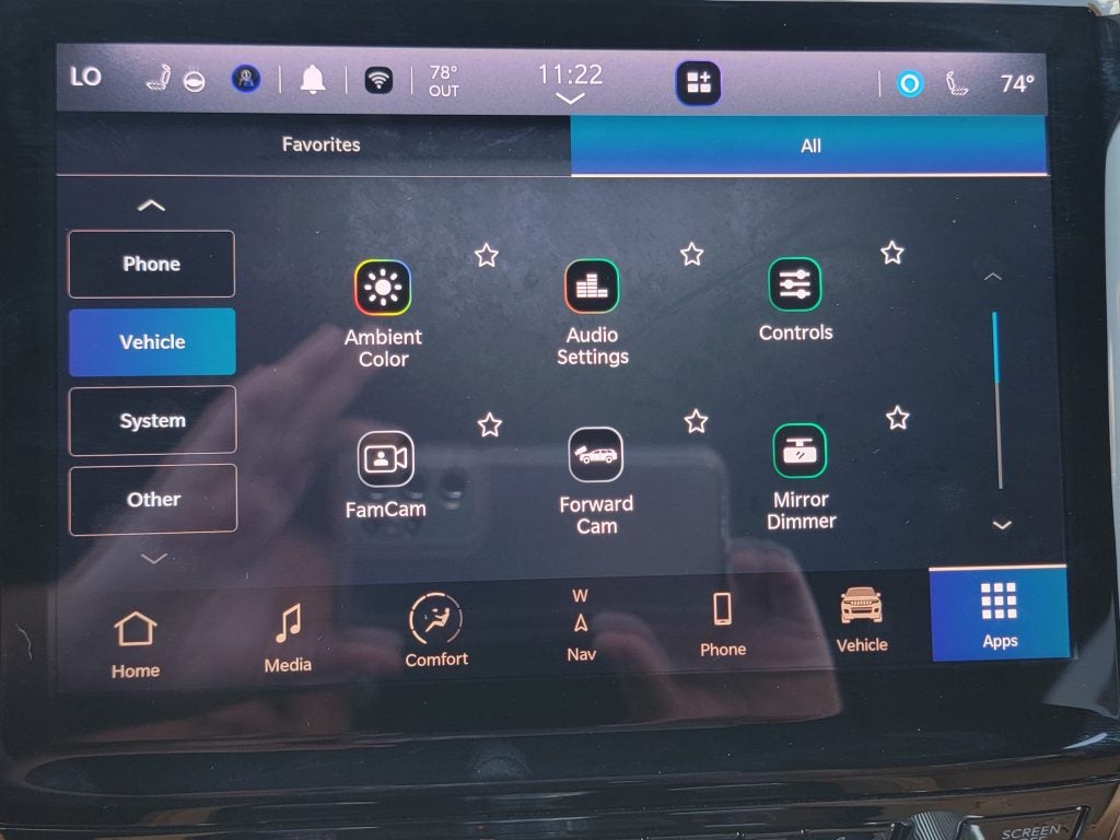 Apps screen where to find the FamCam feature.