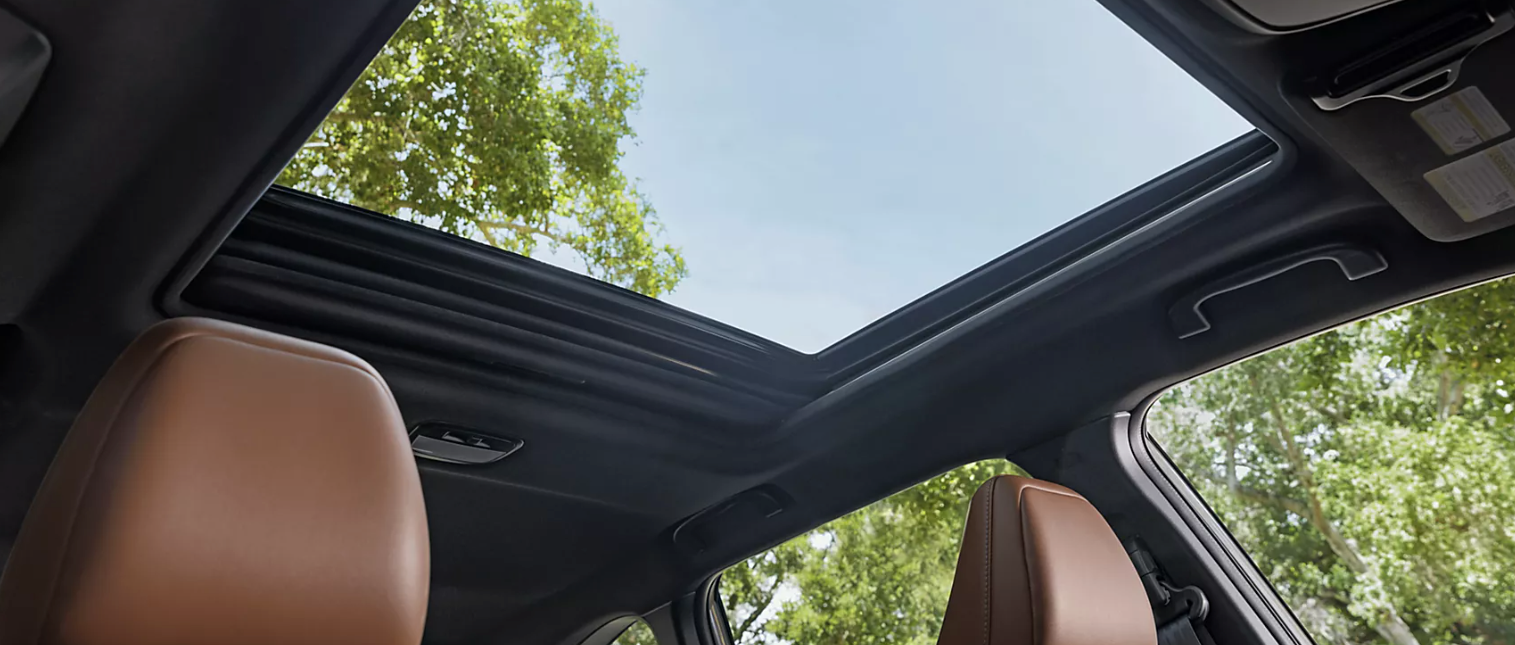 Available panoramic moonroof in the 2026 Subaru Forester