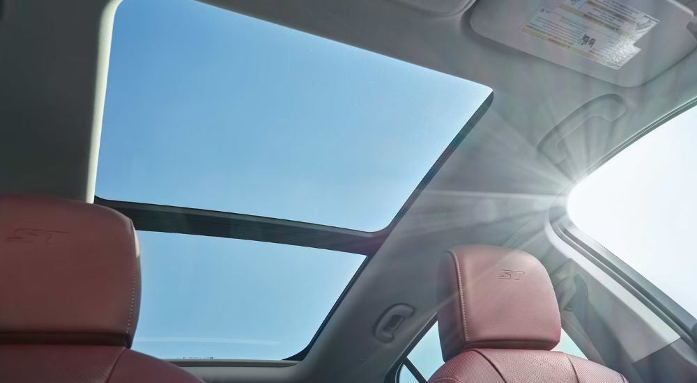 The interior of the moonroof on a 2026 Buick Envision.