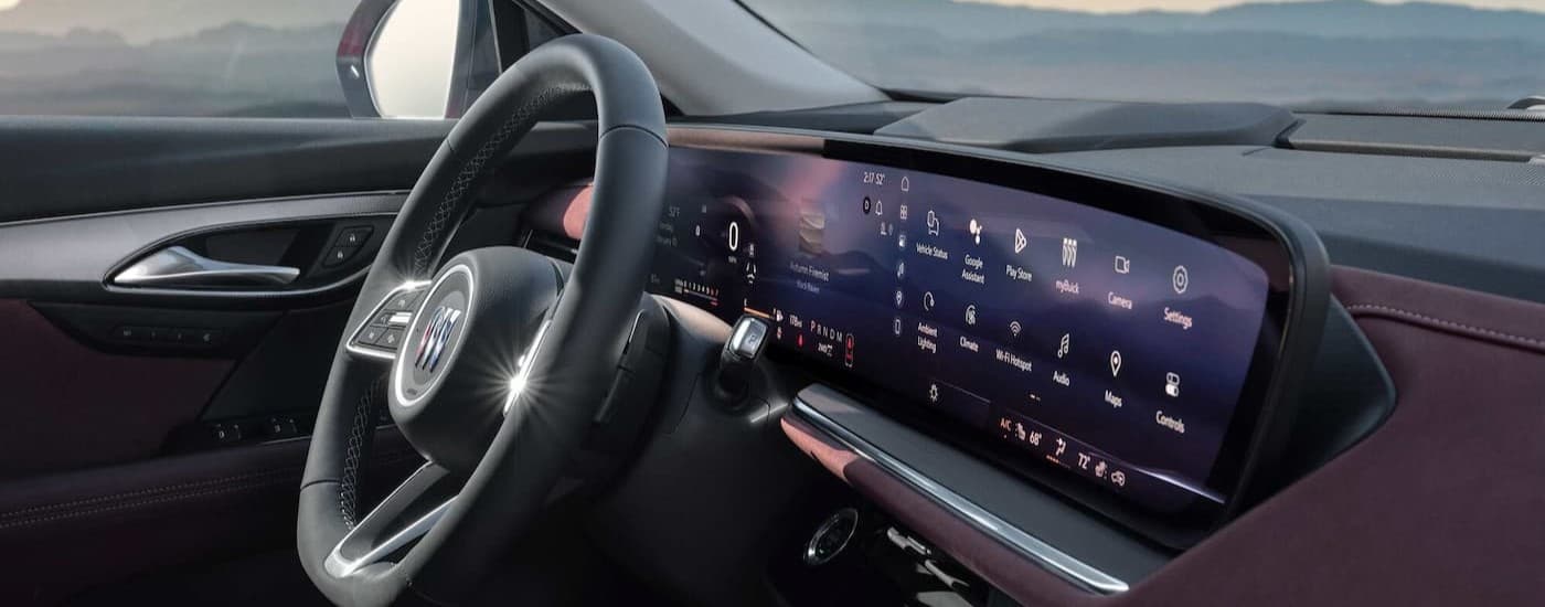 Black dash in a 2026 Buick Envision.