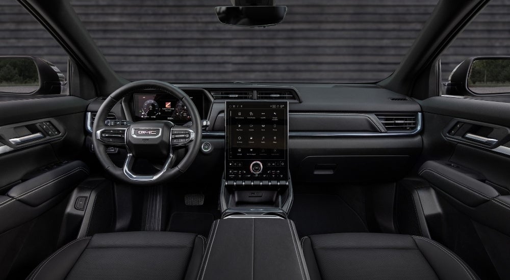 The interior of a 2025 GMC Terrain.