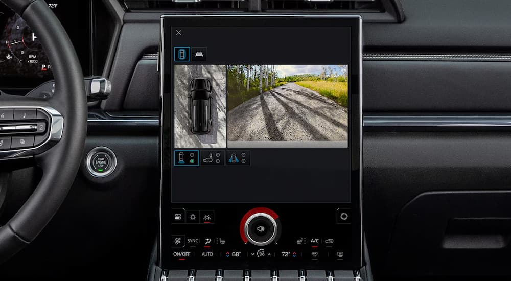 Infotainment display inside a 2026 GMC Terrain