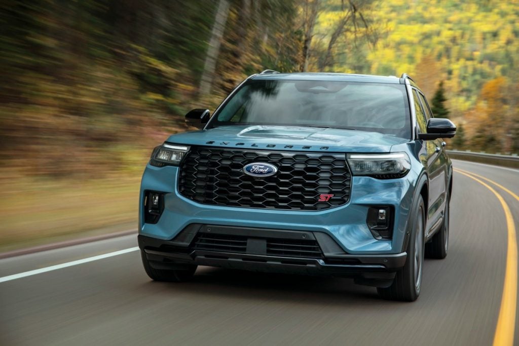 2025 Ford Explorer ST Exterior Front Fascia