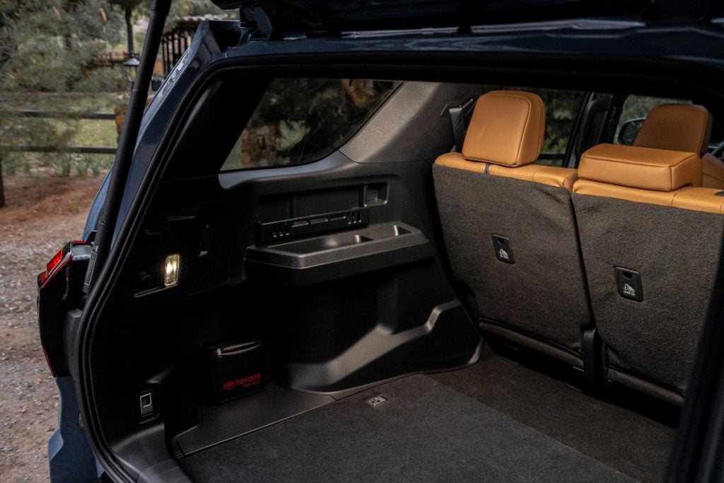 2025 Toyota 4Runner Interior Cabin Cargo Area