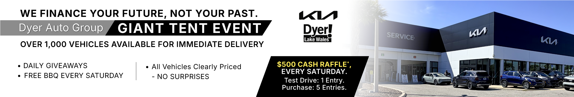 Dyer Auto Group Giant Tent Event