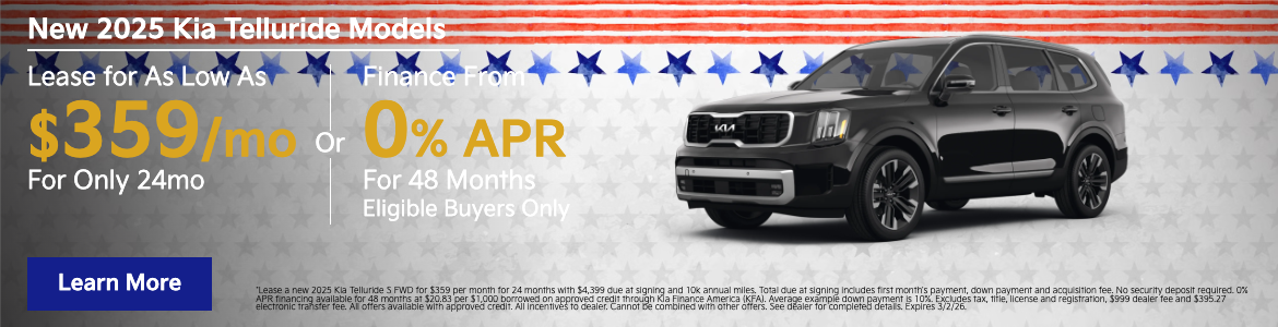 New 2025 Kia Telluride Dyer for sale at Kia Lake Wales