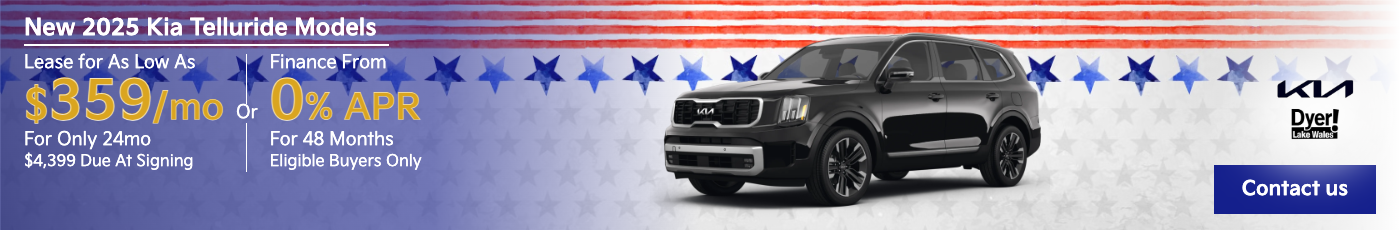 New 2025 Kia Telluride Dyer for sale at Kia Lake Wales