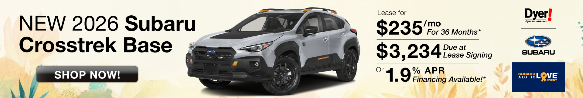 New 2026 Subaru Crosstrek for sale or lease Vero Beach