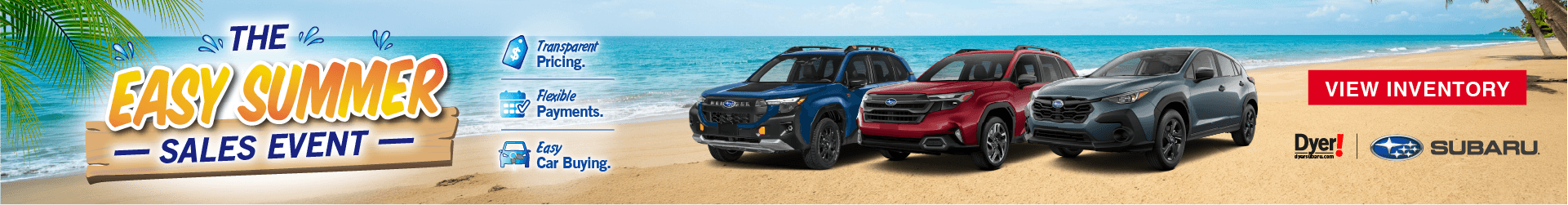 Easy Summer Sale at Dyer Subaru Vero Beach