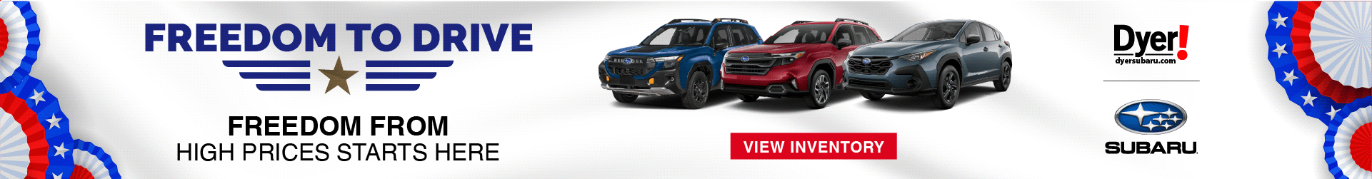 Freedom to Drive at Dyer Subaru Vero Beach