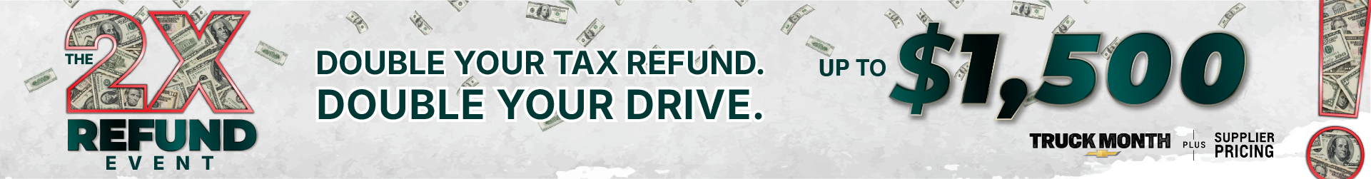 Double Tax Refund at Dyer Chevy Ft Pierce