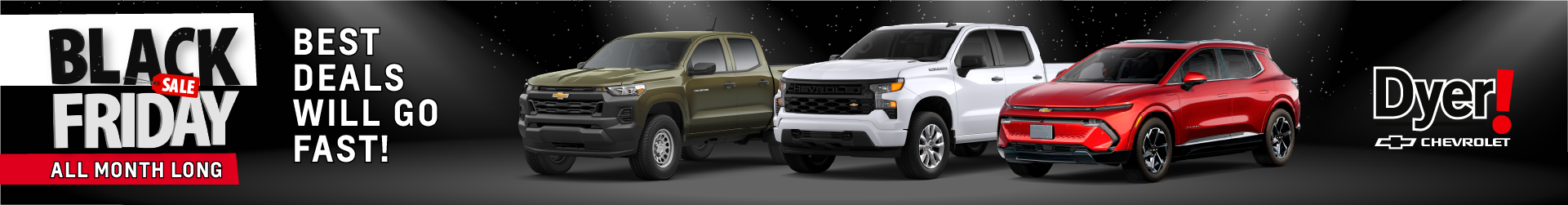 Black Friday All Month at Dyer Chevy Lake Wales
