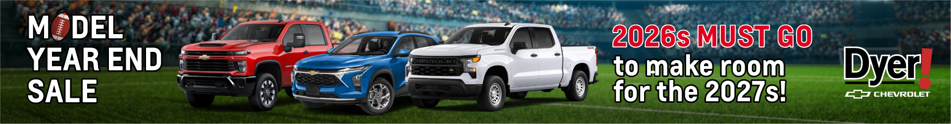 Dyer Model Year End Sale at Dyer Chevy Ft Pierce