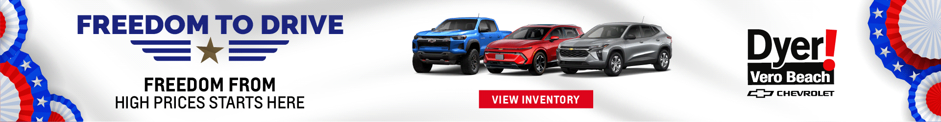 Freedom to Drive at Dyer Chevy Vero Beach