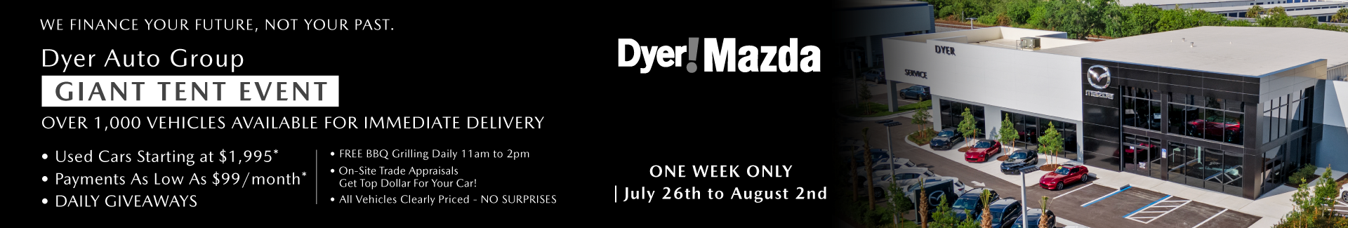 Dyer Auto Group Giant Tent Event