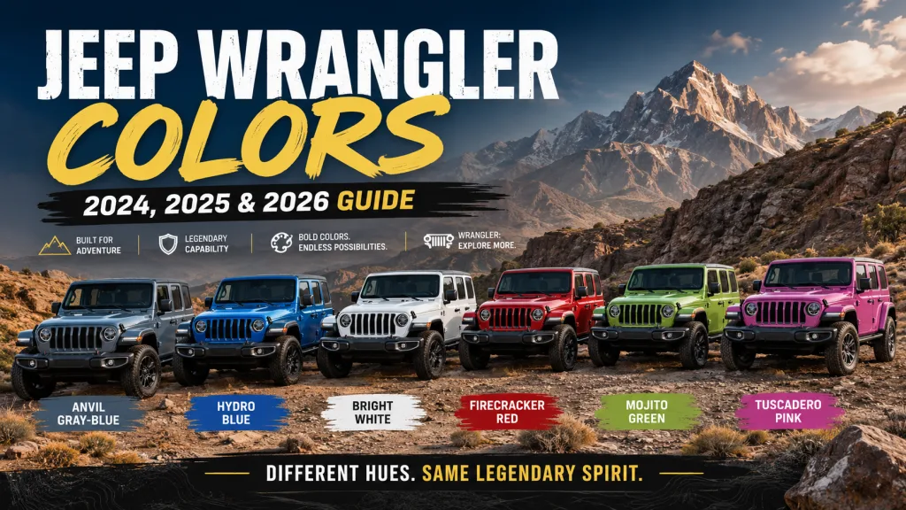 Jeep Wrangler Color Exploring the Hues of Adventure