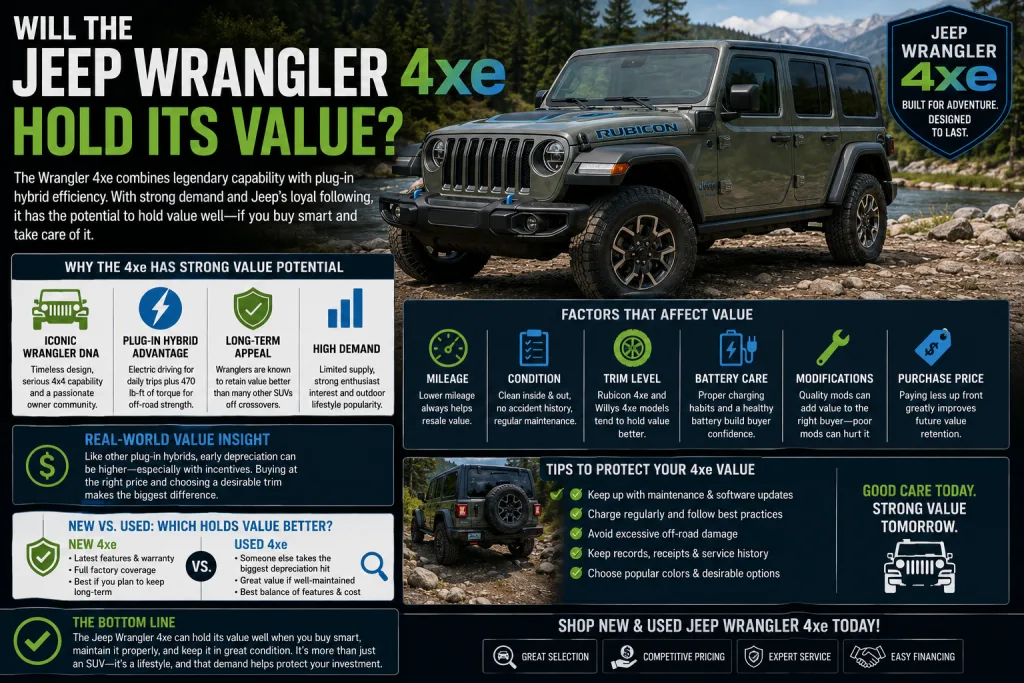 Will the Jeep Wrangler 4xe Hold Its Value
