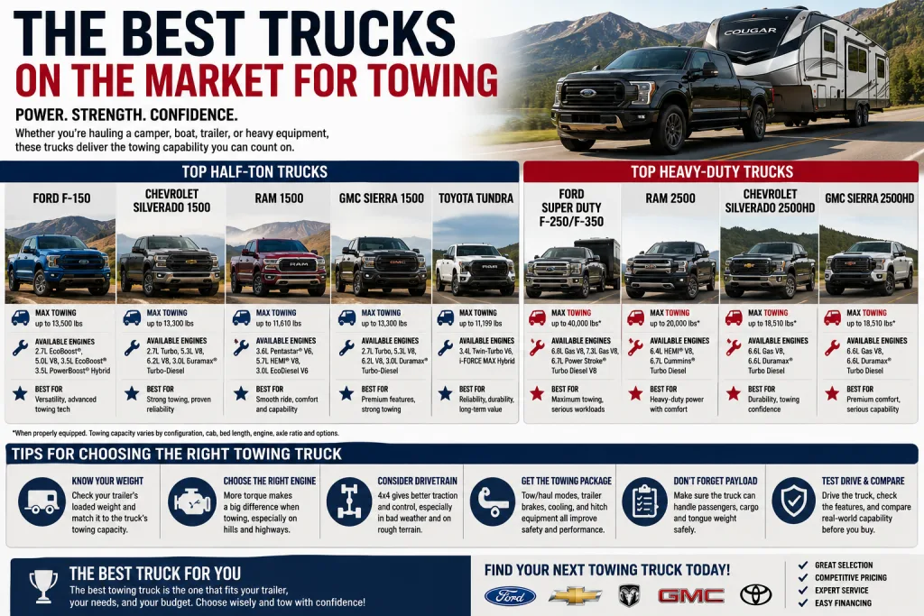 The Best Trucks on the Market for Towing