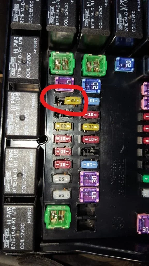 RAM 1500 Cigarette Lighter Fuse
