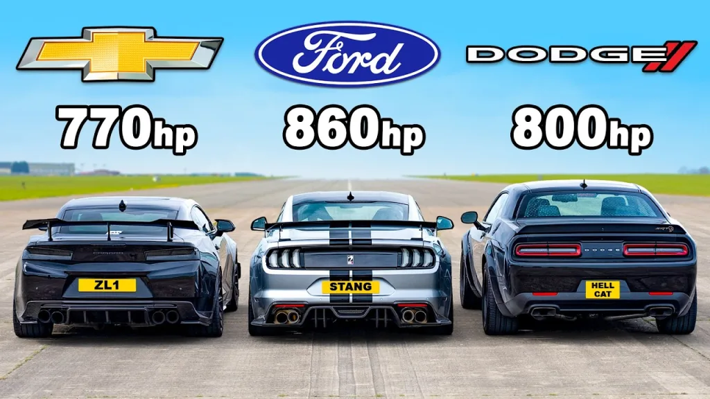 Dodge Charger vs. Ford Mustang