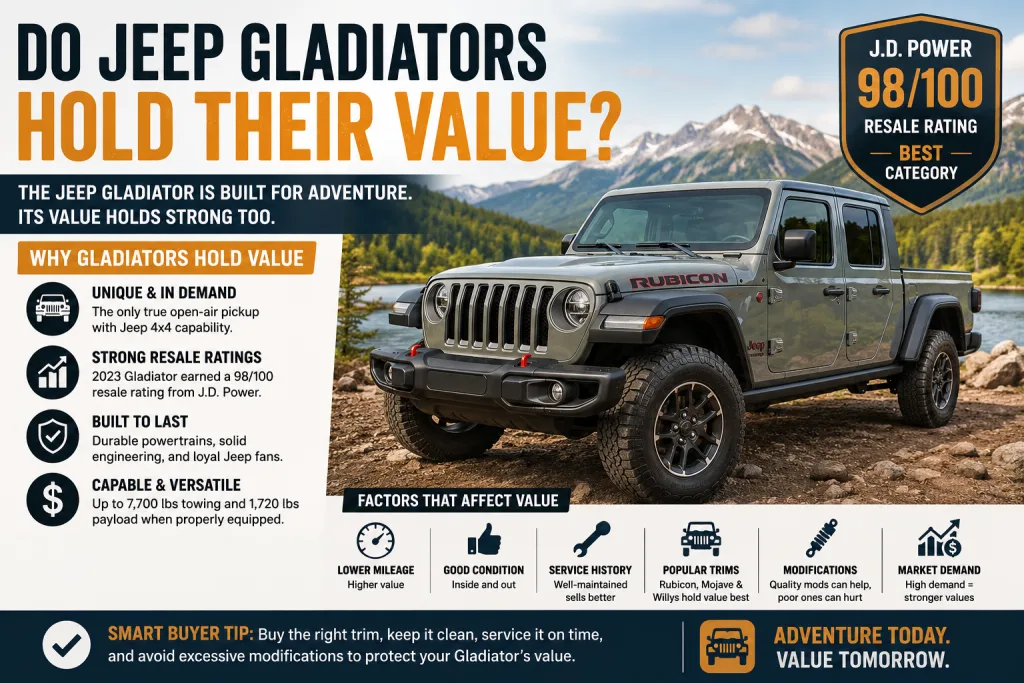 Do Jeep Gladiators Hold Their Value