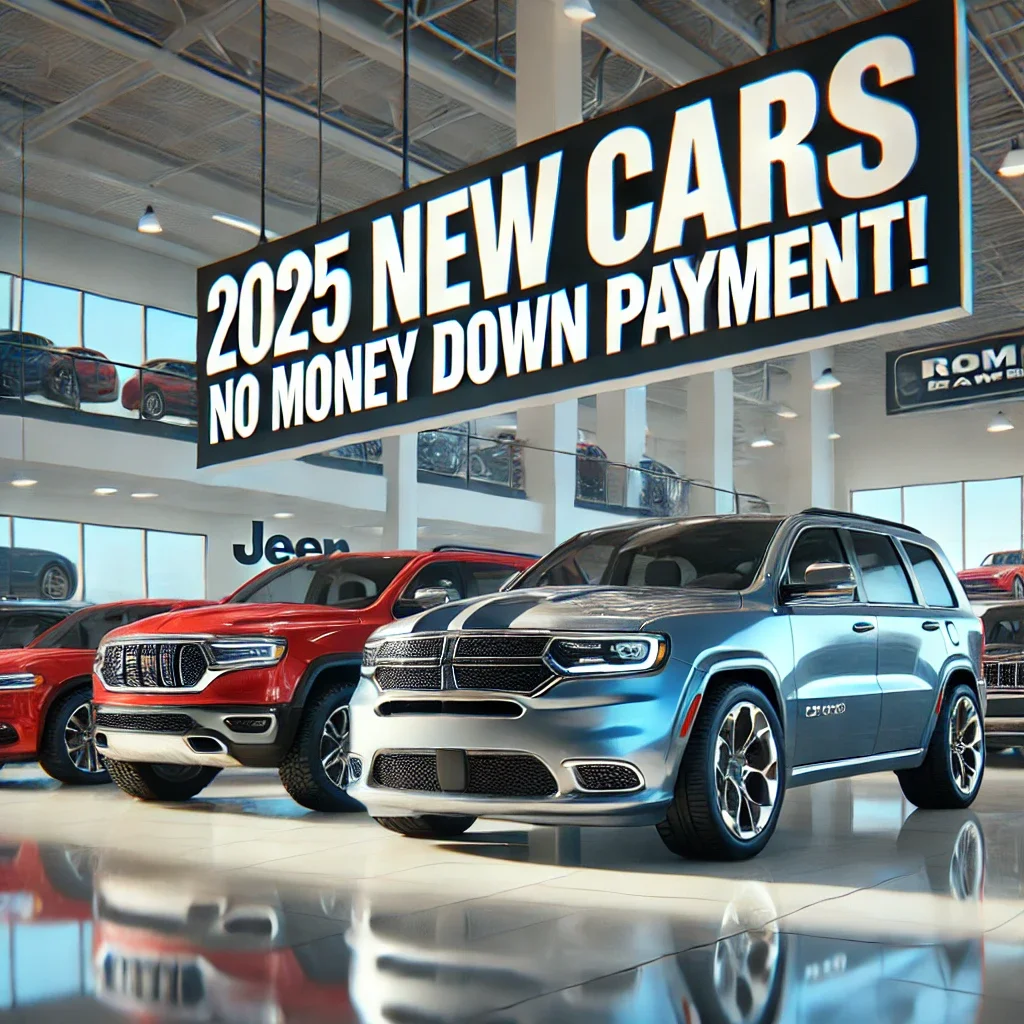 2025 New Cars No Money Down Payment