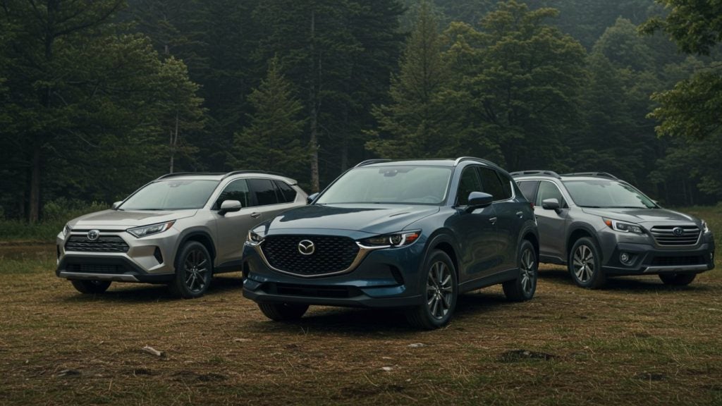 Mazda CX-50 vs Toyota RAV4 vs Subaru Outback